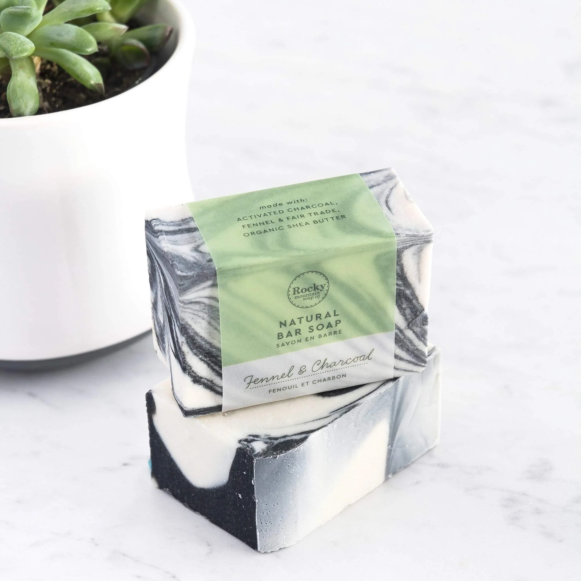 Bar Soap Fennel & Charcoal - Image 2
