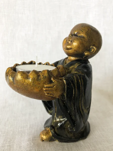 Baby Monk Candle Holder