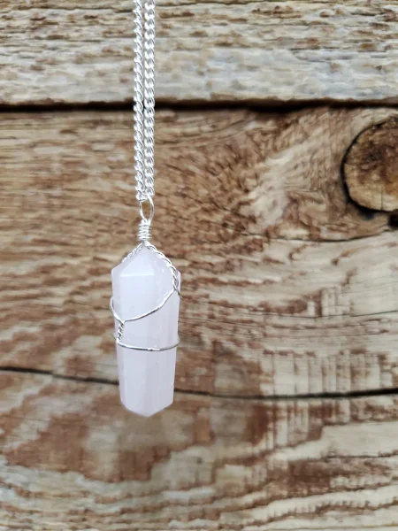 Gemstone Necklace Rose Quartz
