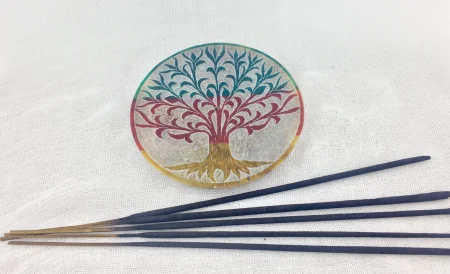 Soapstone Tree of Life Incense Holder