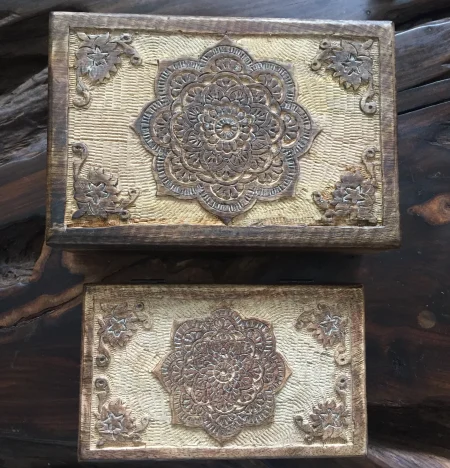Mango Wood Boxes Mandala