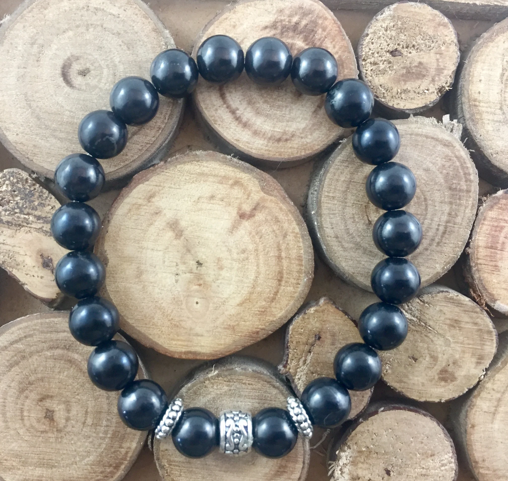 Gemstone Healing Bracelet Shungite - Image 3