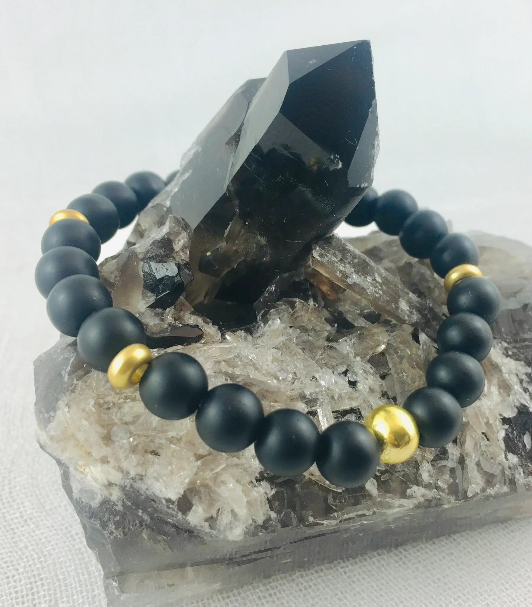 Gemstone Healing Bracelet Black Onyx