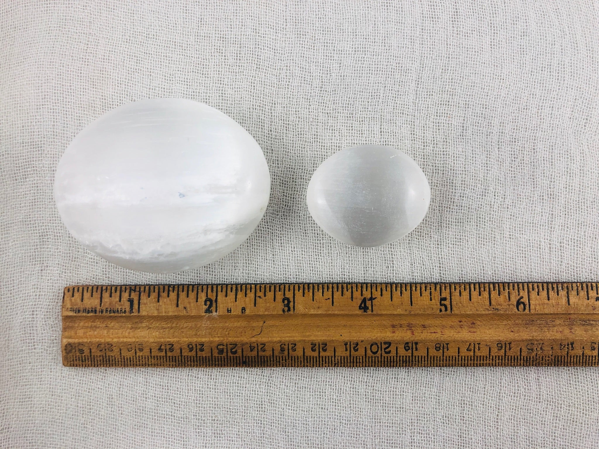 Selenite Palm Stone - Image 2